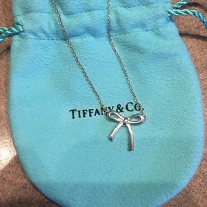Tiffany & Co. Bow tie necklace
