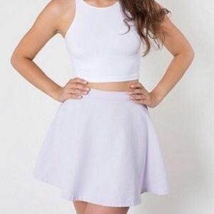 American Apparel Lilac Denim Circle Skirt NWT