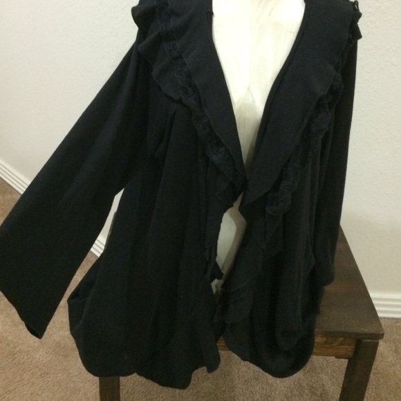Black long sweater