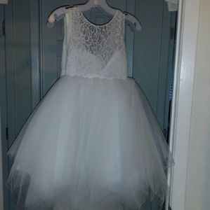 Girls white dresses