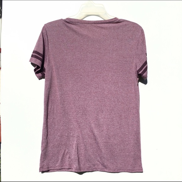 Light Mauve Varsity Tee - Picture 3 of 4