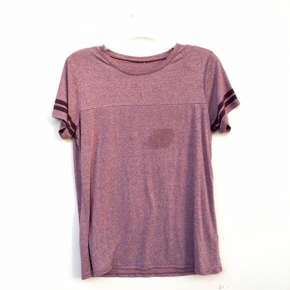 Tops - Light Mauve Varsity Tee