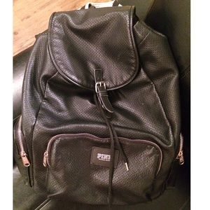 Pink by Victoria's Secret leather backpack