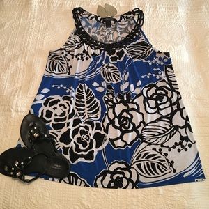 INC Floral Blouse