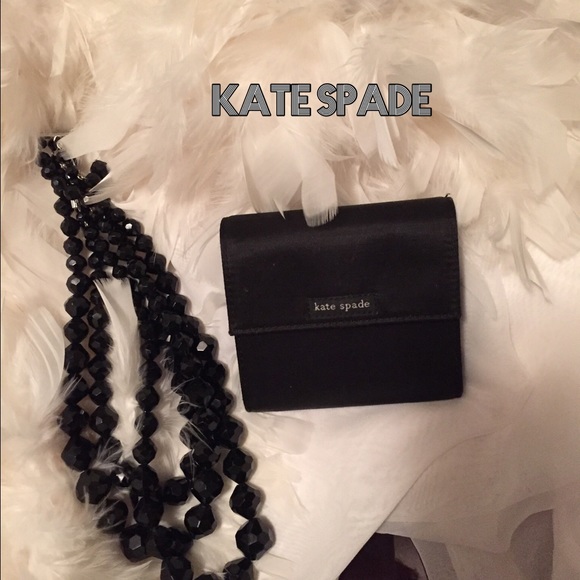 kate spade Accessories - Kate Spade black credit card holder+jewelry