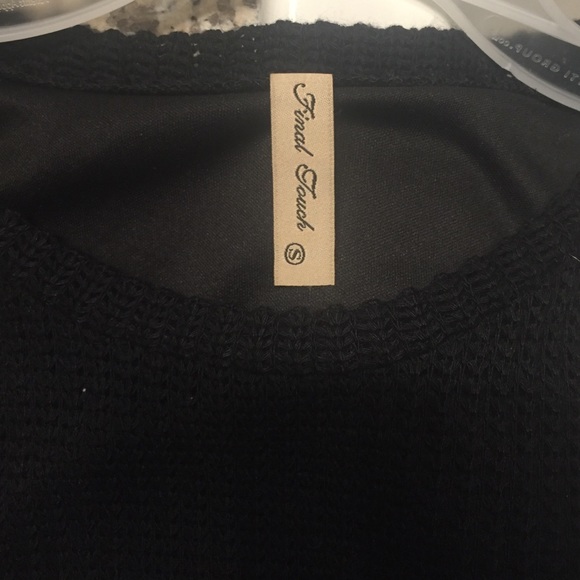 Final Touch mini sweater dress - Picture 2 of 3