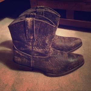 Roper shorty cowgirl boots POOS