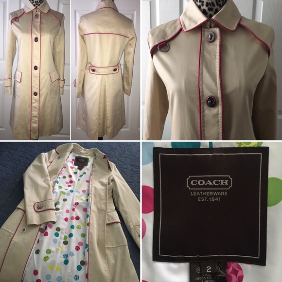 Coach trench coat
