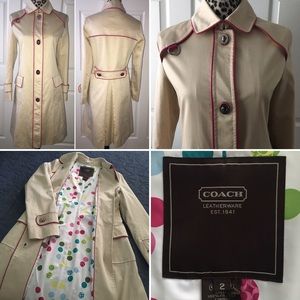 Coach trench coat