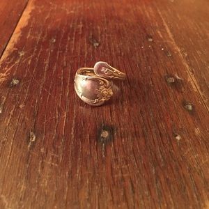 Vintage Silver Spoon Ring