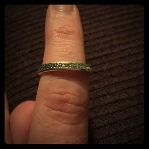 Sterling silver ring.