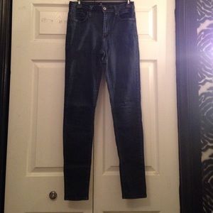 Not your average high waist ultra skinny