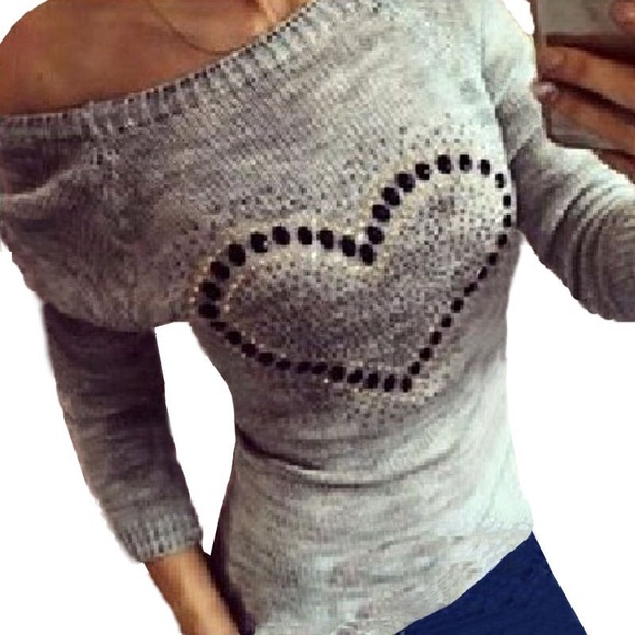 Boutique Sweaters - ✨Knit Wool Heart Patterned Sweater Pullover✨