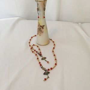 Red & Gold Cloisonné Set