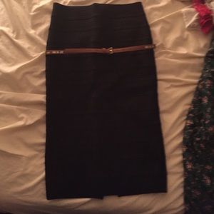 NY&CO high waisted black pencil skirt.