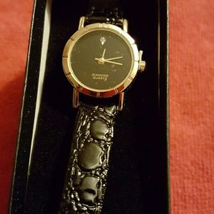 watch with black band