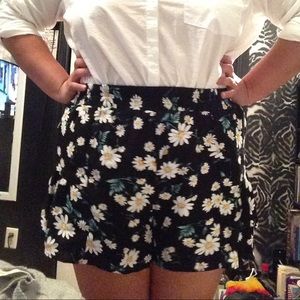 Super cute ruffle shorts.