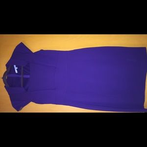 Purple fitted Antonio Melani dress