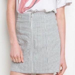 RARE striped Brandy Melville skirt with zipper