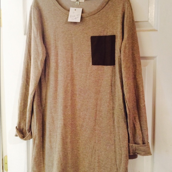 Tunic length boutique top