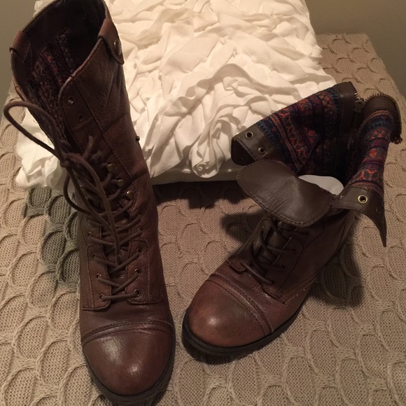 Steve Madden combat boots