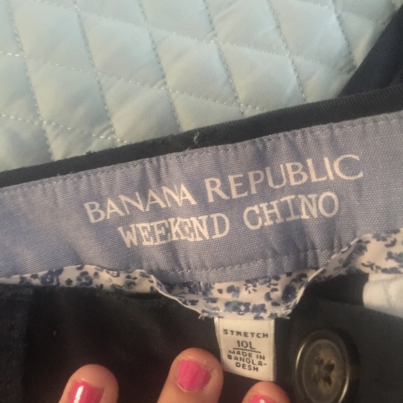 Banana Republic Navy Chinos