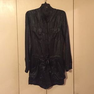 BCBG Maxazria Long Sleeve Romper