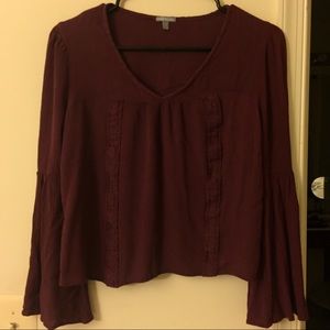 Bell sleeve blouse