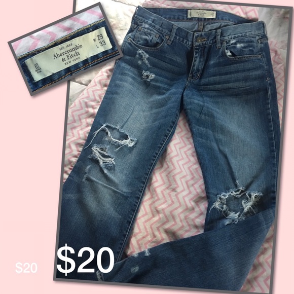 Abercrombie Distressed Jeans