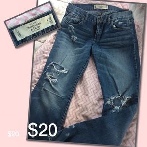Abercrombie Distressed Jeans