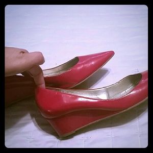 RED Patented Leathe  NINE WEST