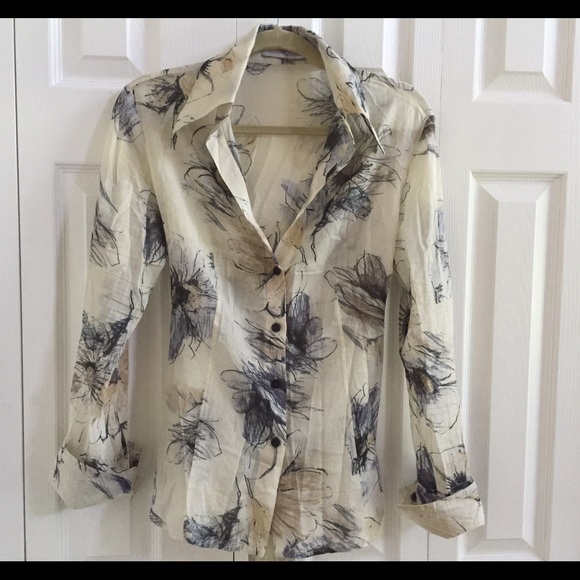 😍 Silvia Tcherassi Floral Print Blouse 🌸
