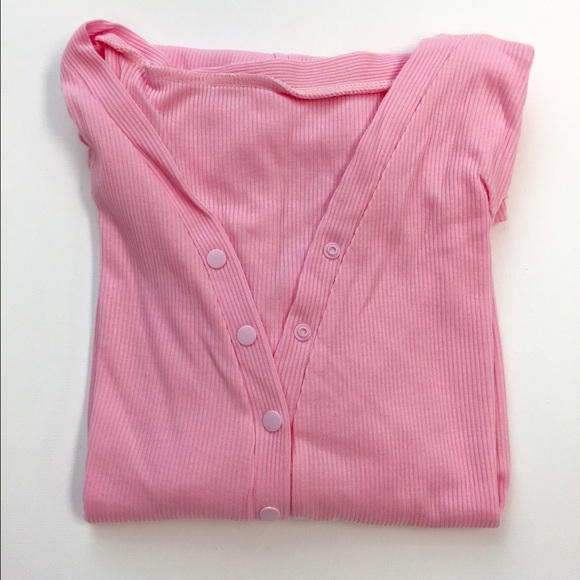Pink cotton bodysuit - Picture 4 of 4