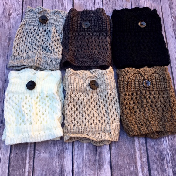 WINTER WHITE BOOT TOPPERS - Picture 3 of 5