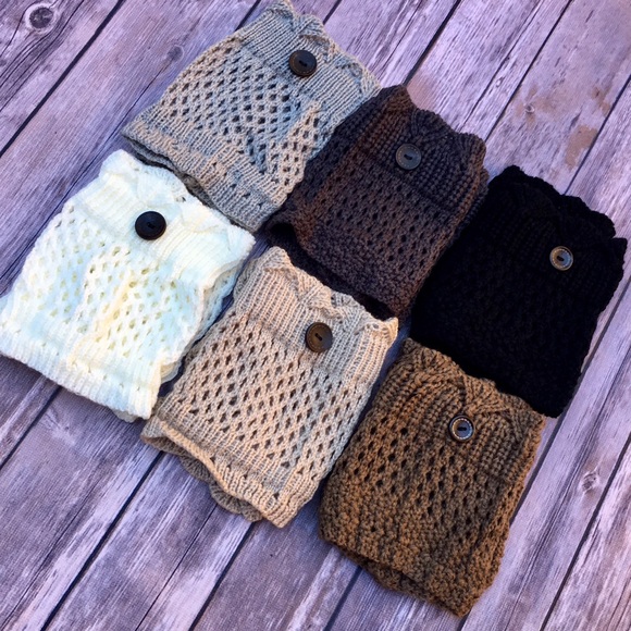 WINTER WHITE BOOT TOPPERS - Picture 4 of 5