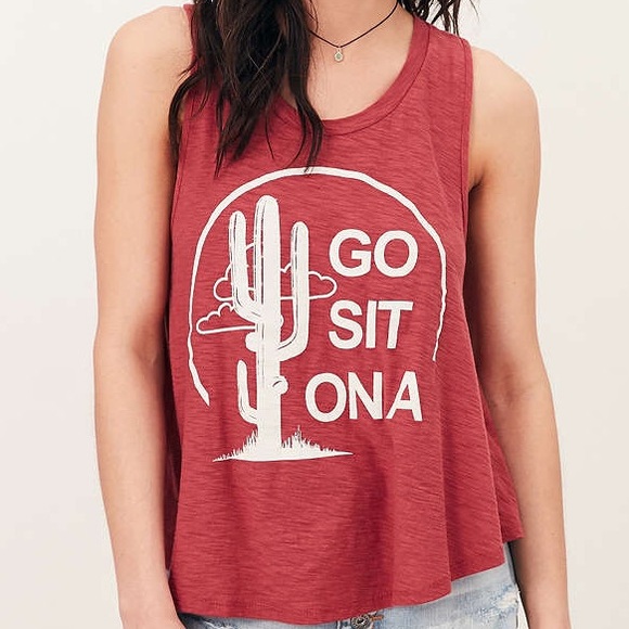 UO x Comune "Go sit on a cactus" tank