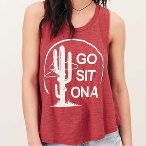 UO x Comune "Go sit on a cactus" tank