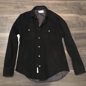 Rag & Bone men's wool navy blue shirt jacket
