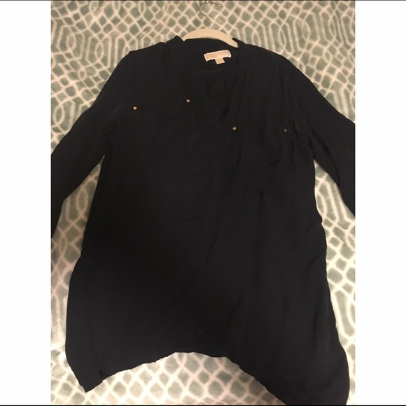 Michael Kors Navy Blouse