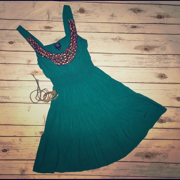 Moroccan beaded dress