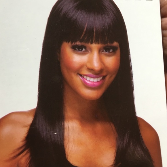 Beautiful Human Hair Blend Wig