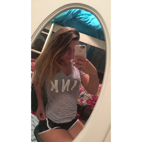 xs grey tshirt from vs pink