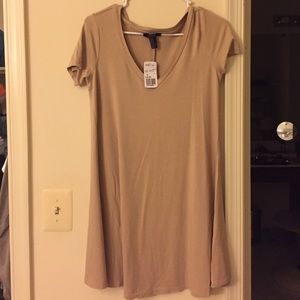 Forever 21 nude T shirt dress