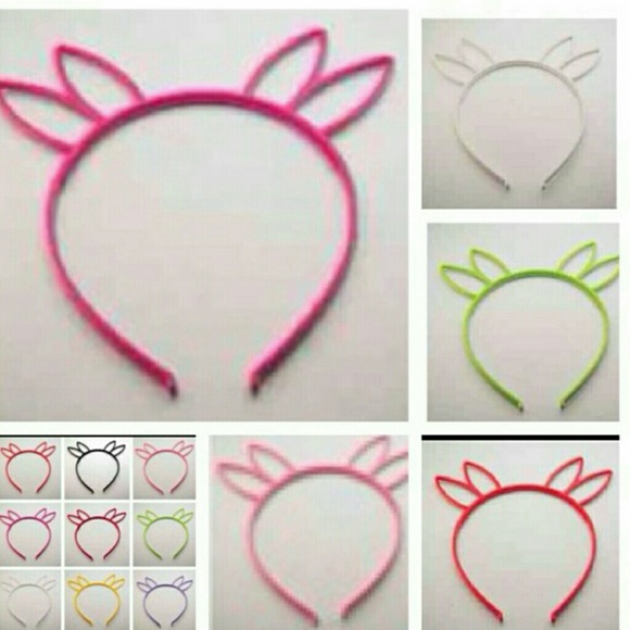 Plastic Bunny Ears Headband