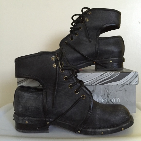 Jeffrey Campbell Rosie Cutout Combat Boot