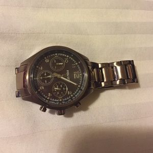 Brown fossil watch