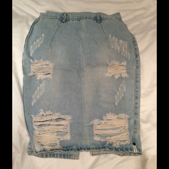 One teaspoon freelove denim skirt