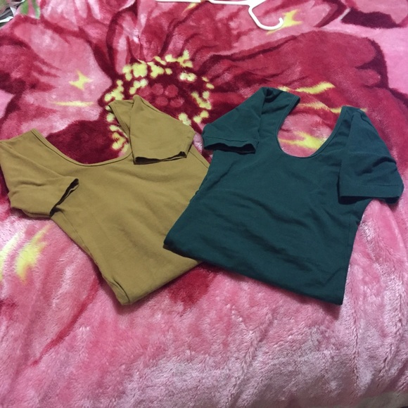 Cotton Spandex Short Sleeve Double U Bodysuit