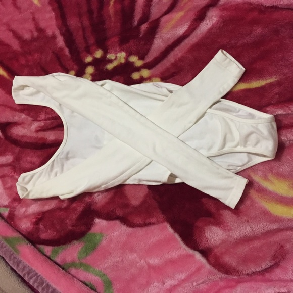 Cotton Spandex Long Sleeve Double U Bodysuit