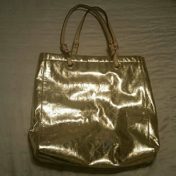 Authentic Golden Sunshine Metalic Michael Kors